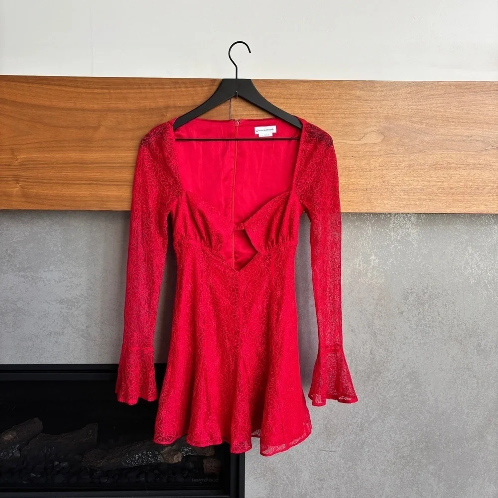 LOVERS & FRIENDS PHOEBE MINI DRESS, SIZE XS
